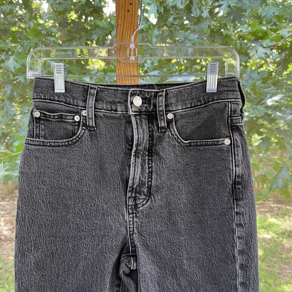 Madewell Women's Perfect Vintage Jeans Charcoal Wash Size 25 - Picture 3 of 10